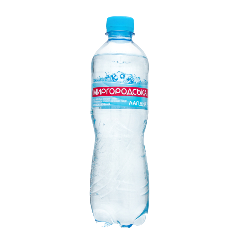 Вода мінеральна МИРГОРОДСЬКА, слабогазована, 0,5л